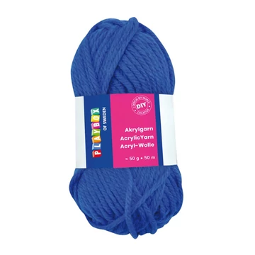 PlayBox: Akril fonal 50g kék