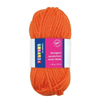 PlayBox: Akril fonal 50g narancssárga