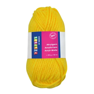 PlayBox: Akril fonal 50g sárga