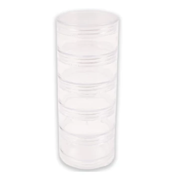 PlayBox: Átlátszó emeletes tároló tégely 15cm