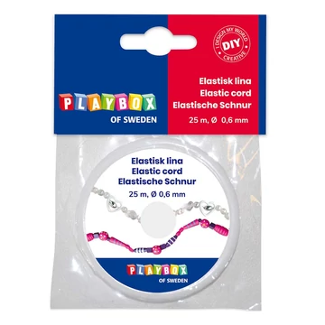 PlayBox: Átlátszó rugalmas zsinór 0,6mm 25m