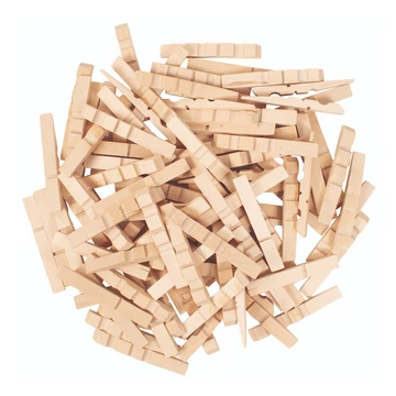 PlayBox: Fa fél ruhacsipesz szett 250 db-os