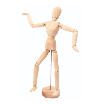 PlayBox: Fa művész figura állványon 30cm