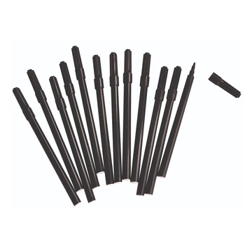 PlayBox: Fekete 12 db-os vékony filctoll szett