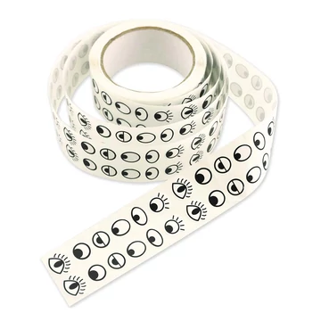 PlayBox: Fekete-fehér matrica szemek tekercsen 2000db