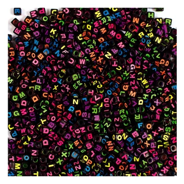 PlayBox: Fekete-neon betűs gyöngy szett 300db-os