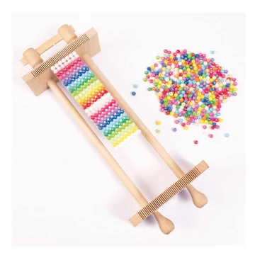 PlayBox: Gyöngy szövésű fakeret 310x120x60mm