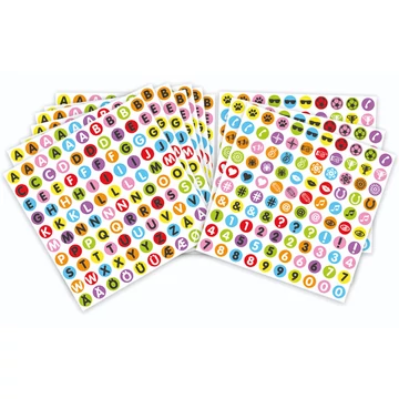 PlayBox: Levelek, számok és szimbólumok matrica szett 1000db-os