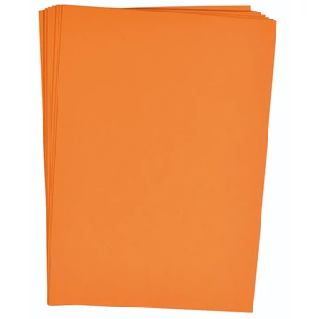 PlayBox: Narancssárga kartonpapír szett A/4-es 25 db-os szett 180gr