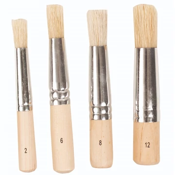 PlayBox: Rövid vaddisznó szőr ecset 4db-os szett