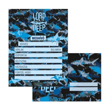 Ars Una: Lord of the Deep 10 db-os meghívó szett borítékkal