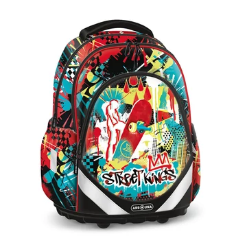 Ars Una: Street Kings anatómiai iskolatáska, hátizsák 33x42x21cm