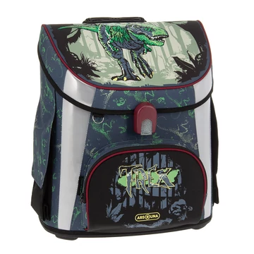 Ars Una: T-Rex kompakt ergonomikus mágneszáras iskolatáska, hátizsák 33x41x24cm