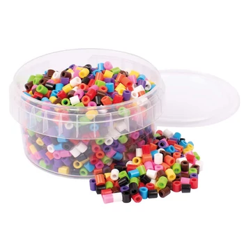PlayBox: 5mm-es MIDI vasalható gyöngyök - 10 élénk színű mix 1000db-os