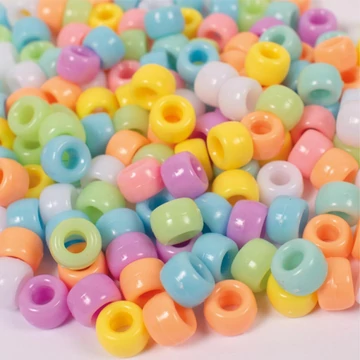 PlayBox: Pasztell színű 9mm-es gyöngyök 1000db-os szett