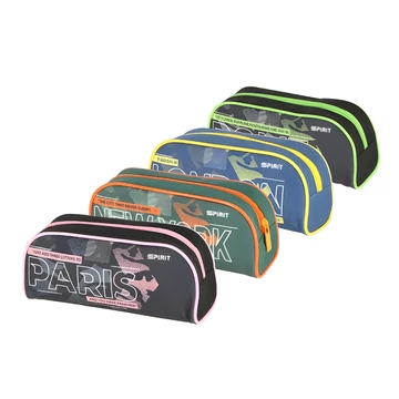 Spirit: Cities ovális tolltartó négyféle változatban 1 db 21x7x10cm