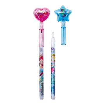 ICO: Bensia tolóbetétes ceruza szív/csillag dísszel 1db