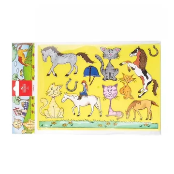 ICO: Koh-I-Noor Rajzolósablon Lovakkal és cicákkal