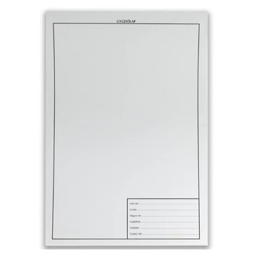 Növénygyűjtő pótlap A/4 1db