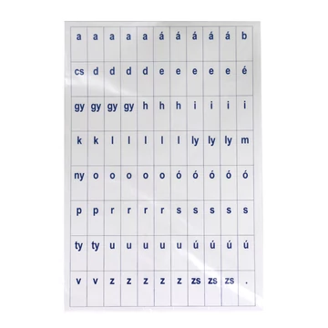 Betűkivágó lapok 2 íves szett