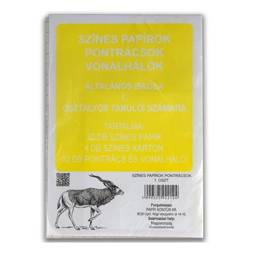 Színes papírok, pontrácsok és vonalhálók 1.osztály