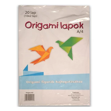 Origami lapok A/4-es 20 db-os