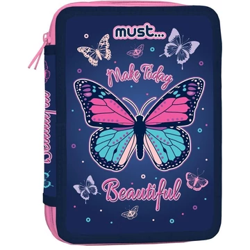 Must: Pillangós kihajtható töltött tolltartó