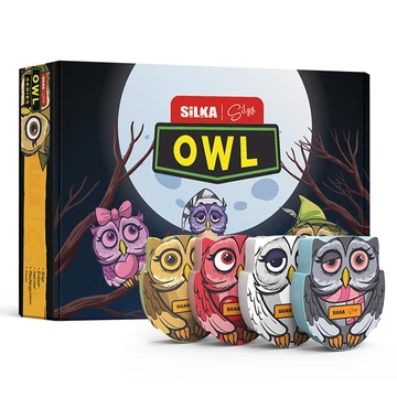 Nebulo: Silka radír - bagoly mintás 1db