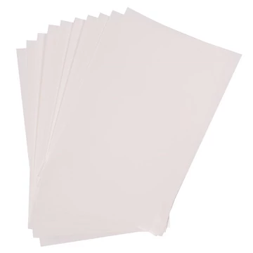 PlayBox: Fehér zsugor lap szett 10db-os 20x30cm