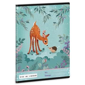 Ars Una: My Secret Garden 3.osztályos vonalas füzet A/5