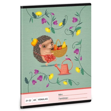 Ars Una: Apple Pie sünis vonalas füzet A/5