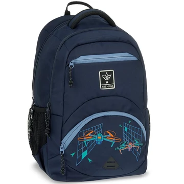 Ars Una: Airborne sötétkék ergonomikus iskolatáska, hátizsák 33x45x24cm