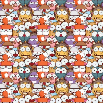 Cardex: Cartoon állatkák csomagolópapír 100x70cm