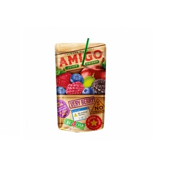 Amigo szívószálas erdei gyümölcs üdítőital 200ml