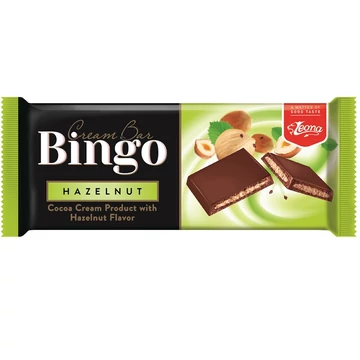 Bingo mogyorós krémmel töltött tejtábla 90g
