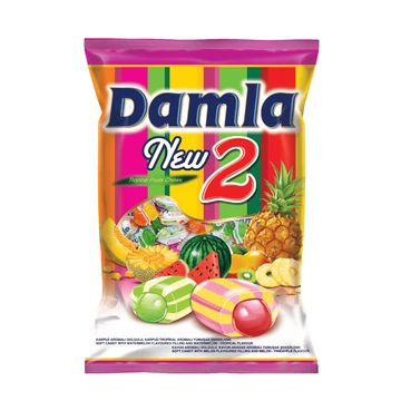 Damla trópusi gyümölcs ízű cukorka 1kg