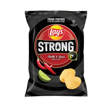 Lay's Strong chili és lime ízű burgonyachips 55g