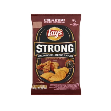 Lay's Strong csípős csirkeszárny ízű burgonyachips 55g