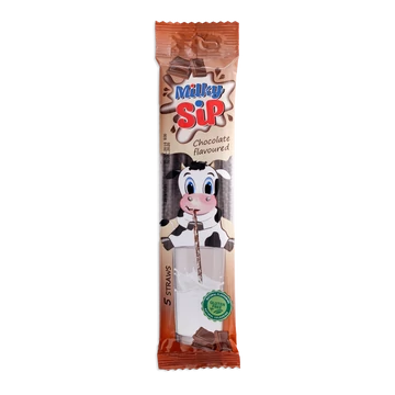 Milky Síp Szívószál csoki 5x6g