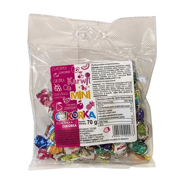 Mini Cukorka vegyes gyümölcs 70g