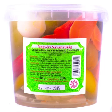 Nagyéri vödrös vegyes darabos 500g