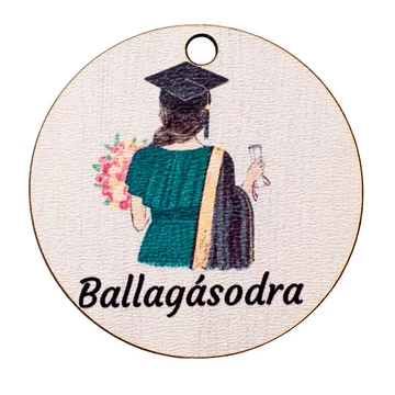 Ballagási feliratos dekortábla 5cm 5db-os kiszerelésben GV03-80