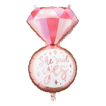 Gyémánt formájú esküvői fólialufi 72cm