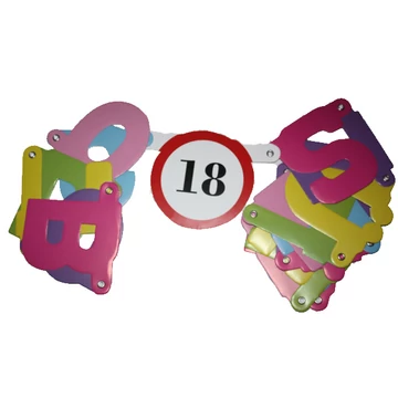 18-as évszámos party füzér