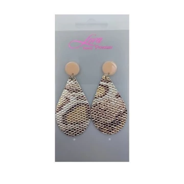 Lora lógós kígyó mintás fülbevaló 841986