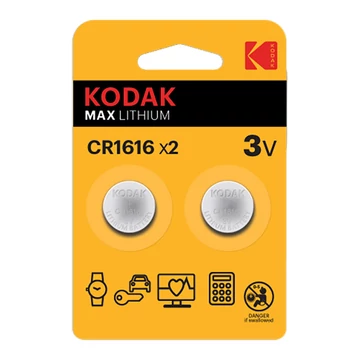 Kodak ultra lithium gombelem CR1616 B2