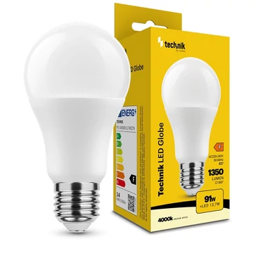 Technik LED izzó gömb E27 13,7W 4000K