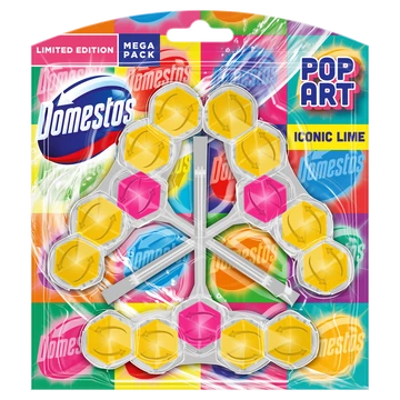 Domestos Power5 WC rúd Iconic Lime 3x55g Limitált