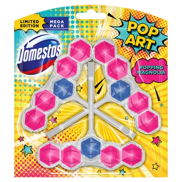 Domestos Power5 WC rúd Popping Magnólia 3x55g Limitált