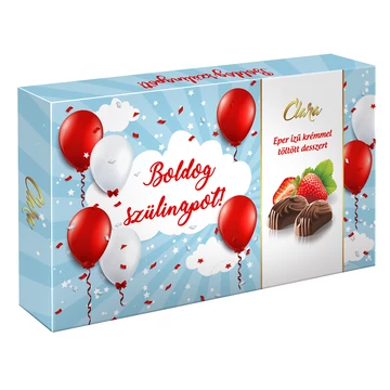 Clara boldog születésnapot feliratos desszert 125g